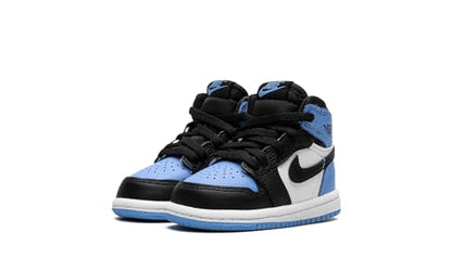 Nike Air Jordan 1 Retro High OG UNC Toe 2023 TD University Blue/Black/White Toddler Little Kid (us_Footwear_Size_System, Toddler, Numeric, Medium, Numeric_10)