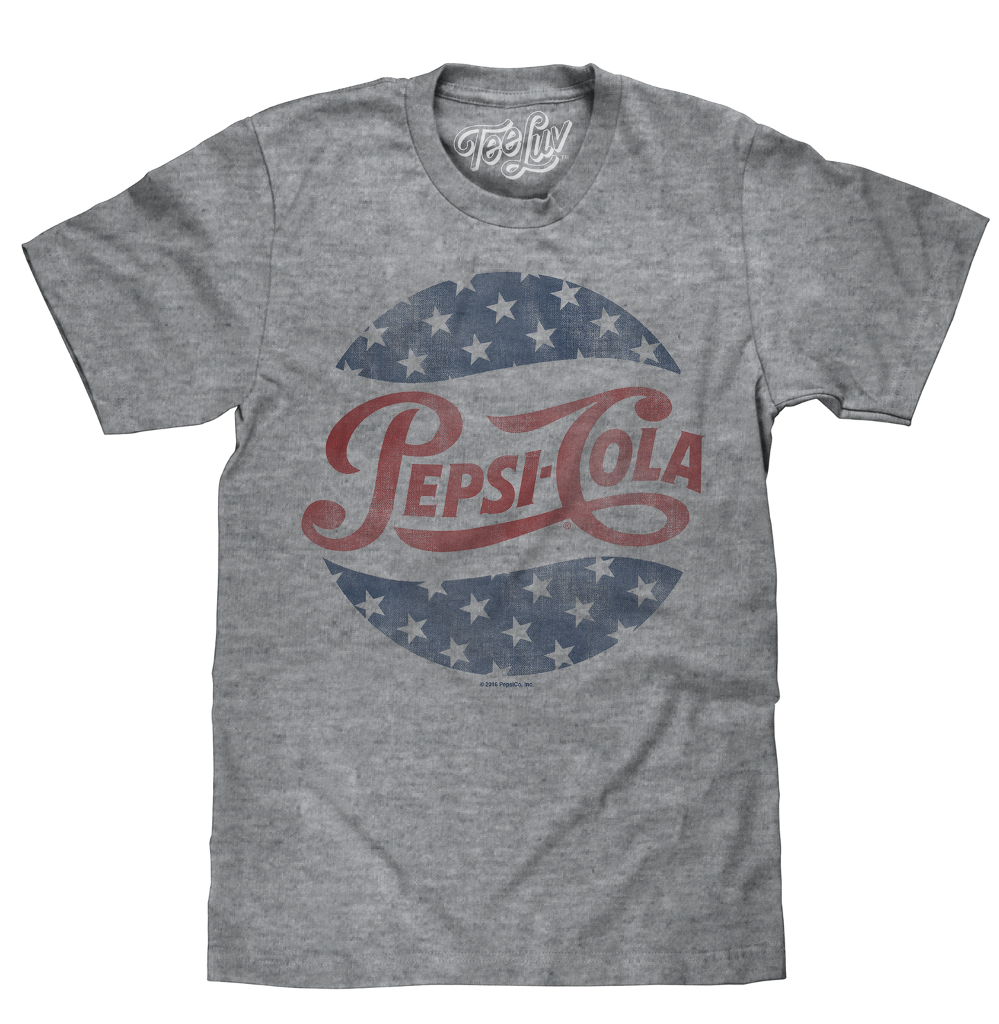 Pepsi Cola Stars T-Shirt - Gray