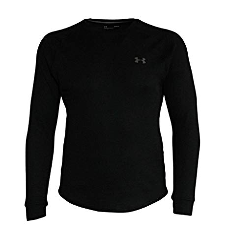 Under Armour Men's UA Waffle Crew Long Sleeve LG Black