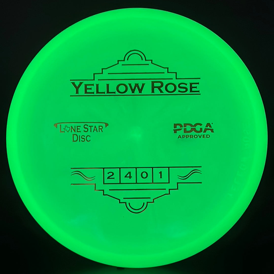 Alpha Glow Yellow Rose - First Run