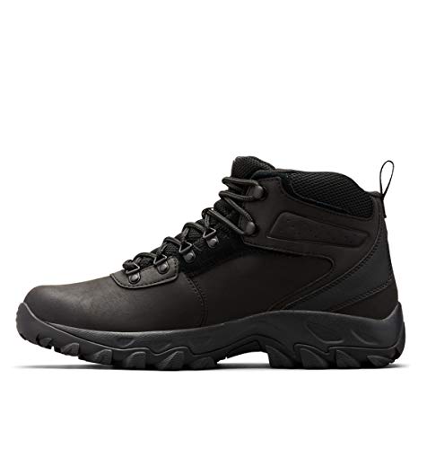 Columbia mens Newton Ridge Plus Ii Waterproof Hiking Boot, Black/Black, 10 US