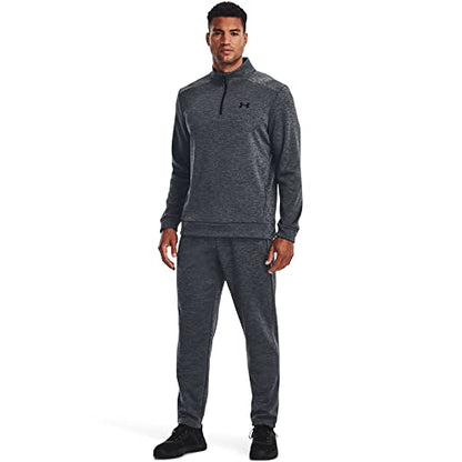 Under Armour Mens ArmourFleece 1/4 Zip , (012) Pitch Gray / / Black , Large