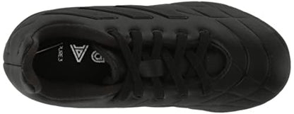 adidas Copa Pure.3 Firm Ground Soccer Shoe, Black/Black/Black, 4 US Unisex Big Kid
