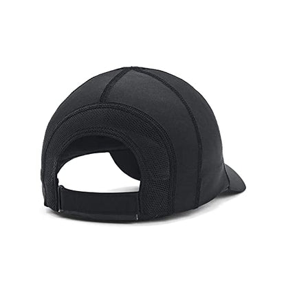 Under Armour Women's Shadow Run Adjustible Hat , Black (001)/Reflective , One Size Fits Most