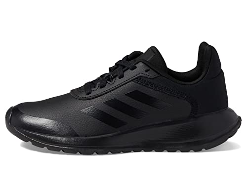 adidas Tensaur Running Shoe, Black/Black/Black, 3 US Unisex Little Kid