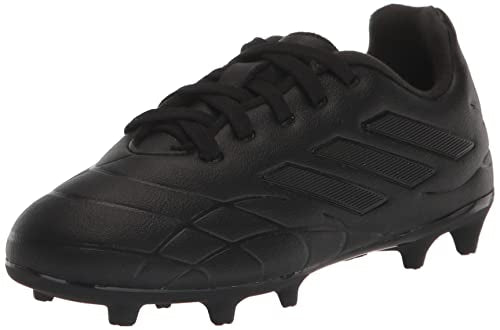 adidas Copa Pure.3 Firm Ground Soccer Shoe, Black/Black/Black, 4 US Unisex Big Kid