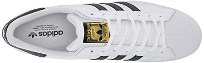 adidas Originals womens Superstar Sneaker, White/Black/White, 9.5 US