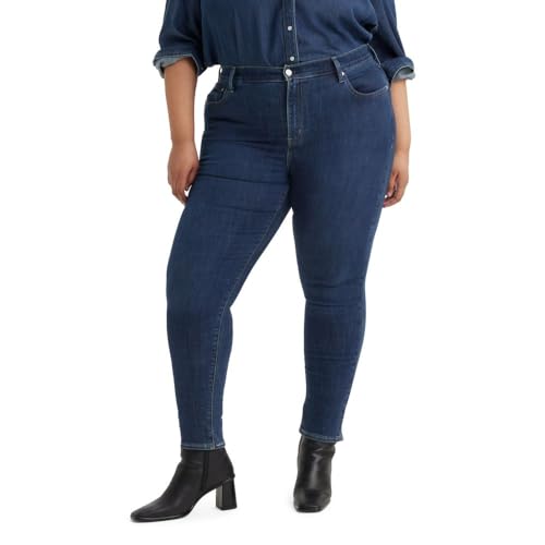 Levi's Women's Plus-Size 721 High Rise Skinny Jeans, Blue Story (Waterless), (US 16) 35 Regular