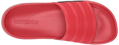 adidas Unisex Racer Tr Slide Sandal, Scarlet/Scarlet/Black, 9 US Men