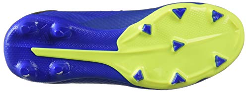 adidas Unisex-Kid's X 18.3 FG Soccer Shoe, Football Blue/Solar Yellow/core Black, 1.5 M US Big Kid