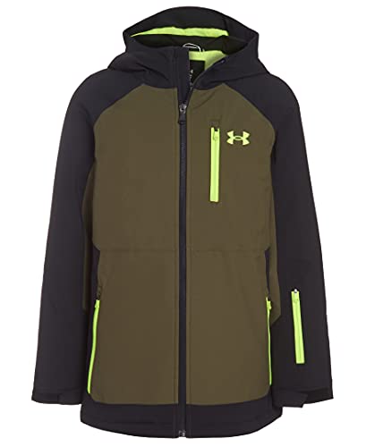 Under Armour Boys' Heavy Weight SKI Jacket, Medium Green, YSM