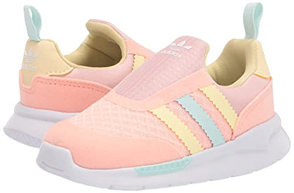 adidas Originals Zx 360 Sneaker, Haze Coral/Easy Yellow/Halo Mint, 3 US Unisex Little Kid