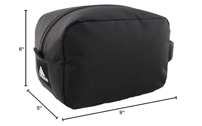 adidas Team Toiletry Kit Travel Shower Bag, Black, One Size