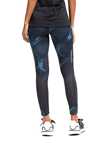 adidas Woman’s Own The Run 7/8 Mid Rise Mesh Tights, XS, Real Blue/Collegiate Royal/Legend Ink
