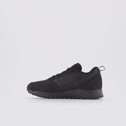 New Balance Kid's Fresh Foam 650 V1 Lace-up Running Shoe, Black/Black, 2 Little Kid