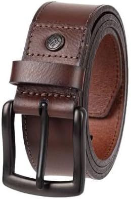 Columbia Men's Leather Belt (Brown, L(Pant Size 36-38, Belt Size 38-40))