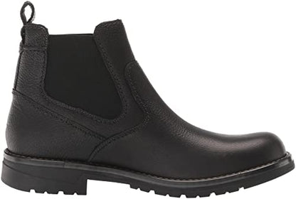 Clarks Men's Morris Up Waterproof Chelsea Boot, Black, 9 Wide