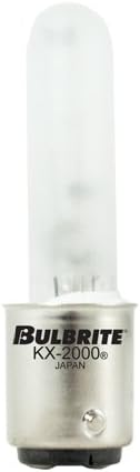 20W Fully Dimmable Frost Krypton/Xenon T3 Bulb in Bright White [Set of 2]