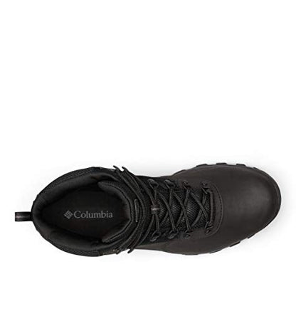 Columbia mens Newton Ridge Plus Ii Waterproof Hiking Boot, Black/Black, 10 US