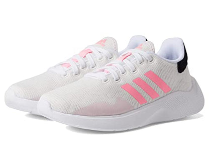 adidas Women's Puremotion 2.0 Sneaker, White/Beam Pink/Almost Pink, 9.5