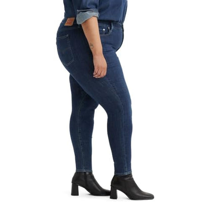 Levi's Women's Plus-Size 721 High Rise Skinny Jeans, Blue Story (Waterless), (US 16) 35 Regular