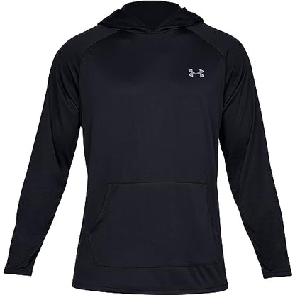 Under Armour Men's Tech 2.0 Hoodie, Black (001)/Pitch Gray, X-Large
