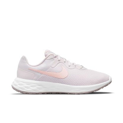 NIKE Women's Race Running Shoe, Lt Violet Champagne White, 7.5