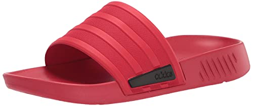 adidas Unisex Racer Tr Slide Sandal, Scarlet/Scarlet/Black, 9 US Men
