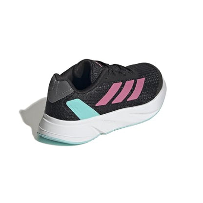 adidas Duramo SL Sneaker, Core Black/Pink Fusion/White, 2 US Unisex Little Kid