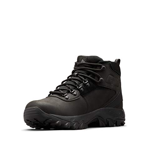 Columbia mens Newton Ridge Plus Ii Waterproof Hiking Boot, Black/Black, 10 US