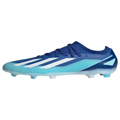 adidas Soccer X Crazylight.3 Firm Ground (Little Kid/Big Kid) Bright Royal/White/Solar Red 5 Big Kid M