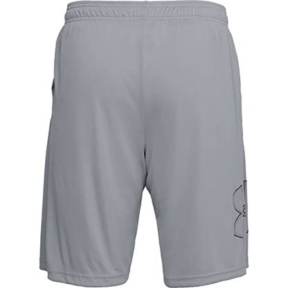 Under Armour Mens Tech Graphic Short , Steel (035)/Black , Large