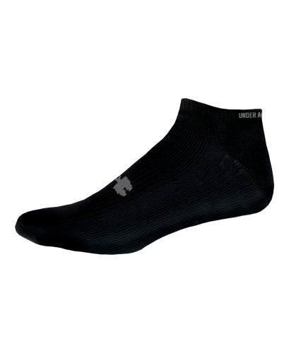 Under Armour All Season No Show Sock 4-Pack: L, Black