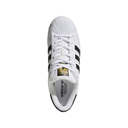 adidas Originals womens Superstar Sneaker, White/Black/White, 9.5 US