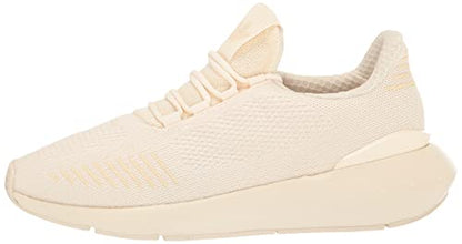 adidas Women's Swift Run 22 Sneaker, Wonder White/Wonder White/Black (Deconstructed), 8