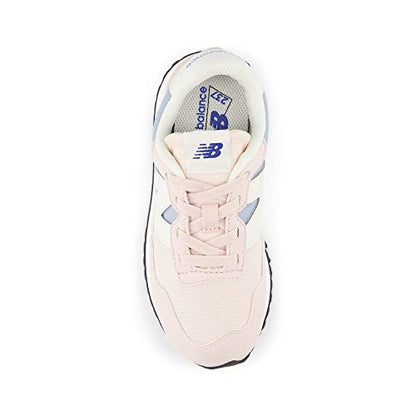 New Balance Girls 237 V1 Bungee Sneaker, Quartz Pink/Light Arctic Grey, 2.5 Little Kid