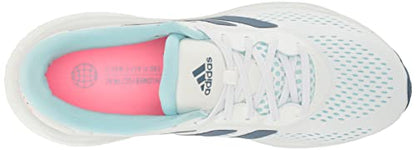 adidas Supernova 2 Running Shoe, FTWR White/Wonder Steel/Almost Blue, 5.5 US Unisex Big Kid