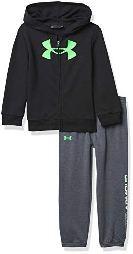 Under Armour Boys' UA Box Logo Set, Black, 4