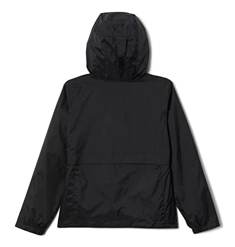 Columbia Toddler Girls Rain-Zilla Jacket, Black, 2T