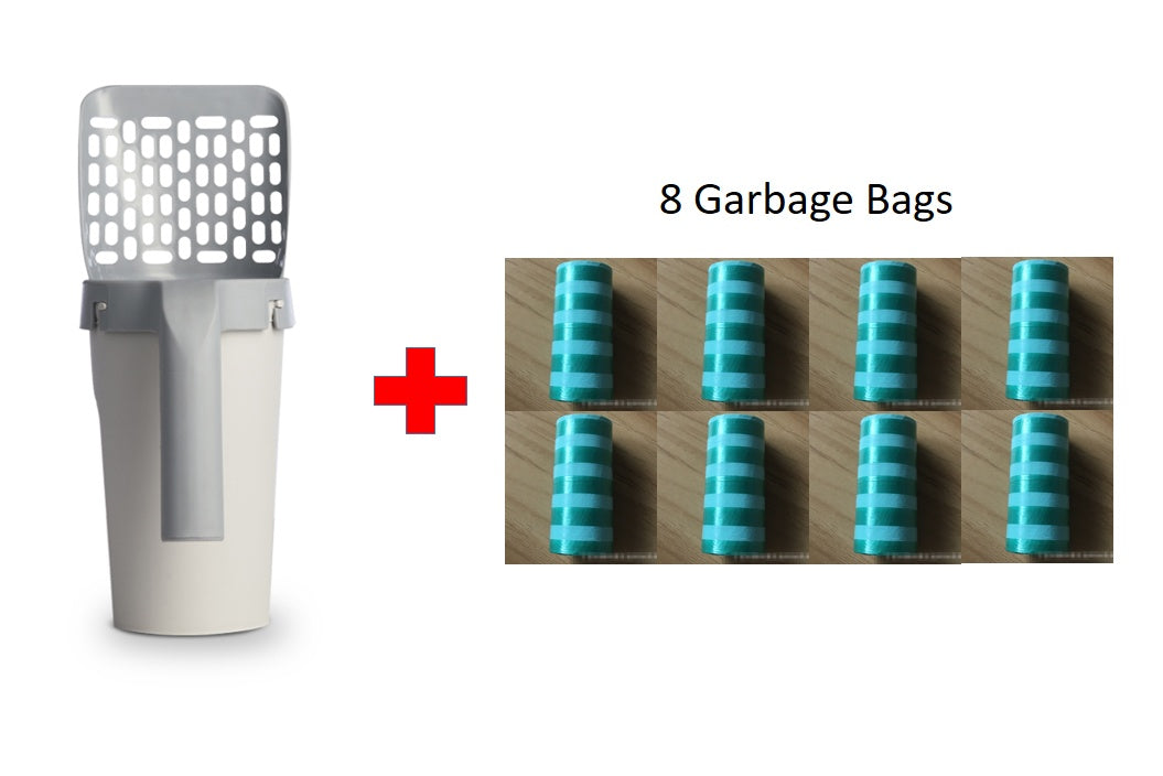 Storage Box Integrated Cat Litter Shovel