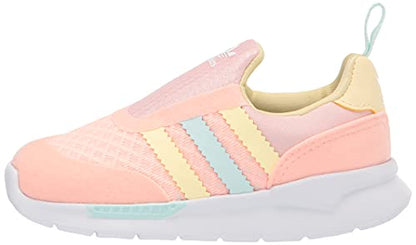 adidas Originals Zx 360 Sneaker, Haze Coral/Easy Yellow/Halo Mint, 3 US Unisex Little Kid