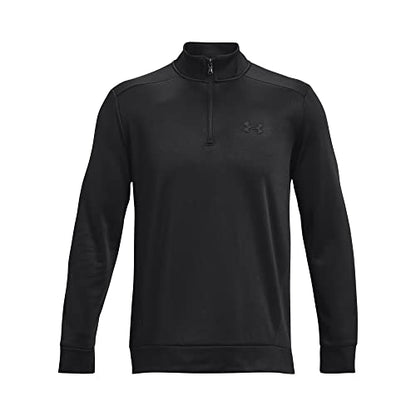 Under Armour Mens Armourfleece 1/4 Zip , (001) Black / / Black , Large