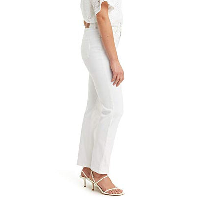 Levi's Womens Classic Straight (Also Available In Plus) Jeans, Simply White, 29 Regular US