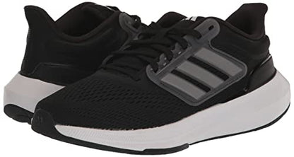 adidas Ultrabounce Running Shoe, Black/White/Black, 7 US Unisex Big Kid