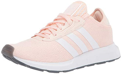 adidas Originals Women's Swift Essential Sneaker, Pink Tint/White/Silver, 6.5