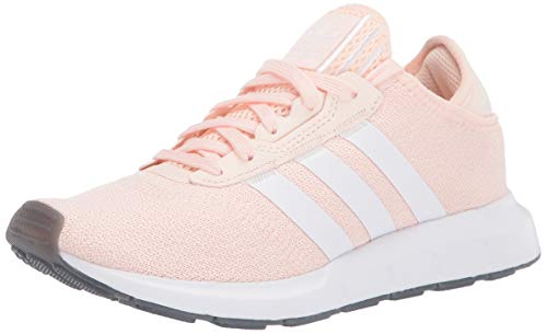 adidas Originals Women's Swift Essential Sneaker, Pink Tint/White/Silver, 6.5