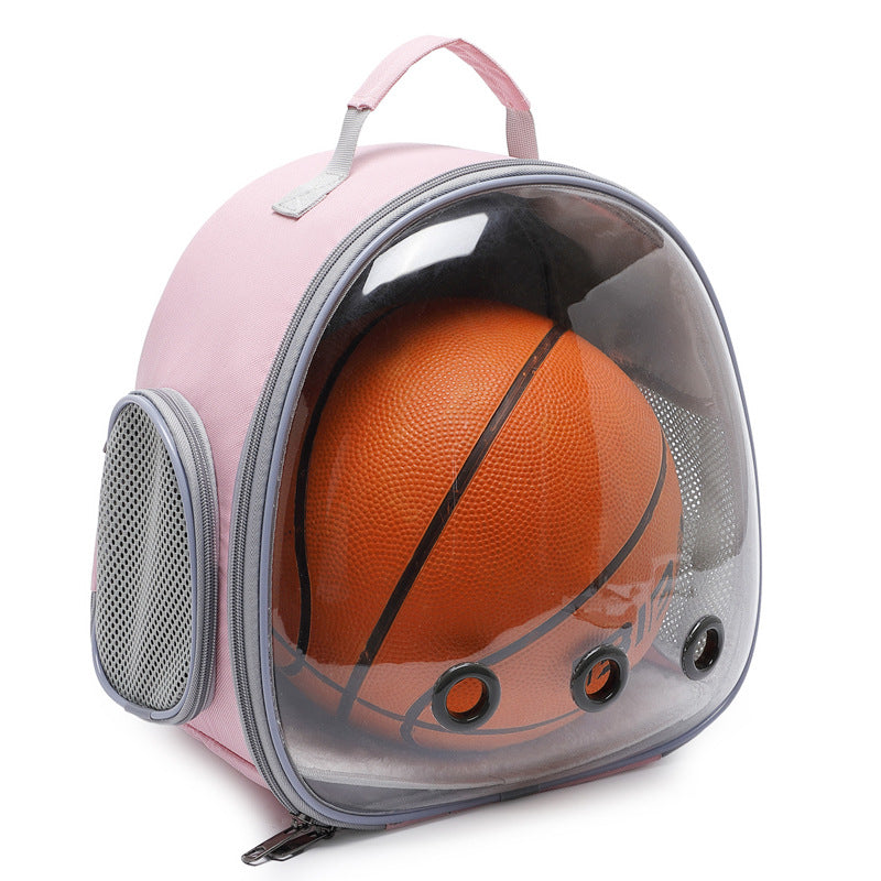 Clear-Bubble Reptile Travel Backpack