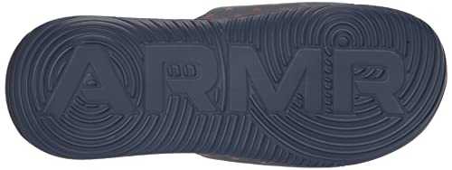 Under Armour Men's Ansa Graphic Slide Sandal, Academy Blue (403)/White, 12