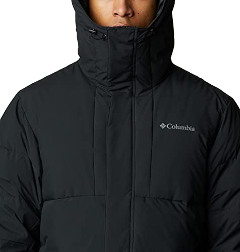Columbia Men's Aldercrest Down Parka, Black, Large