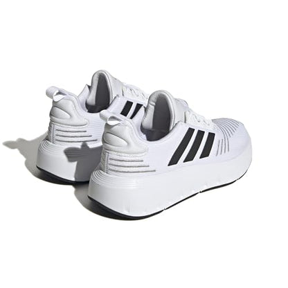 adidas Swift Run23 Sneaker, White/Core Black/Grey, 7 US Unisex Big Kid